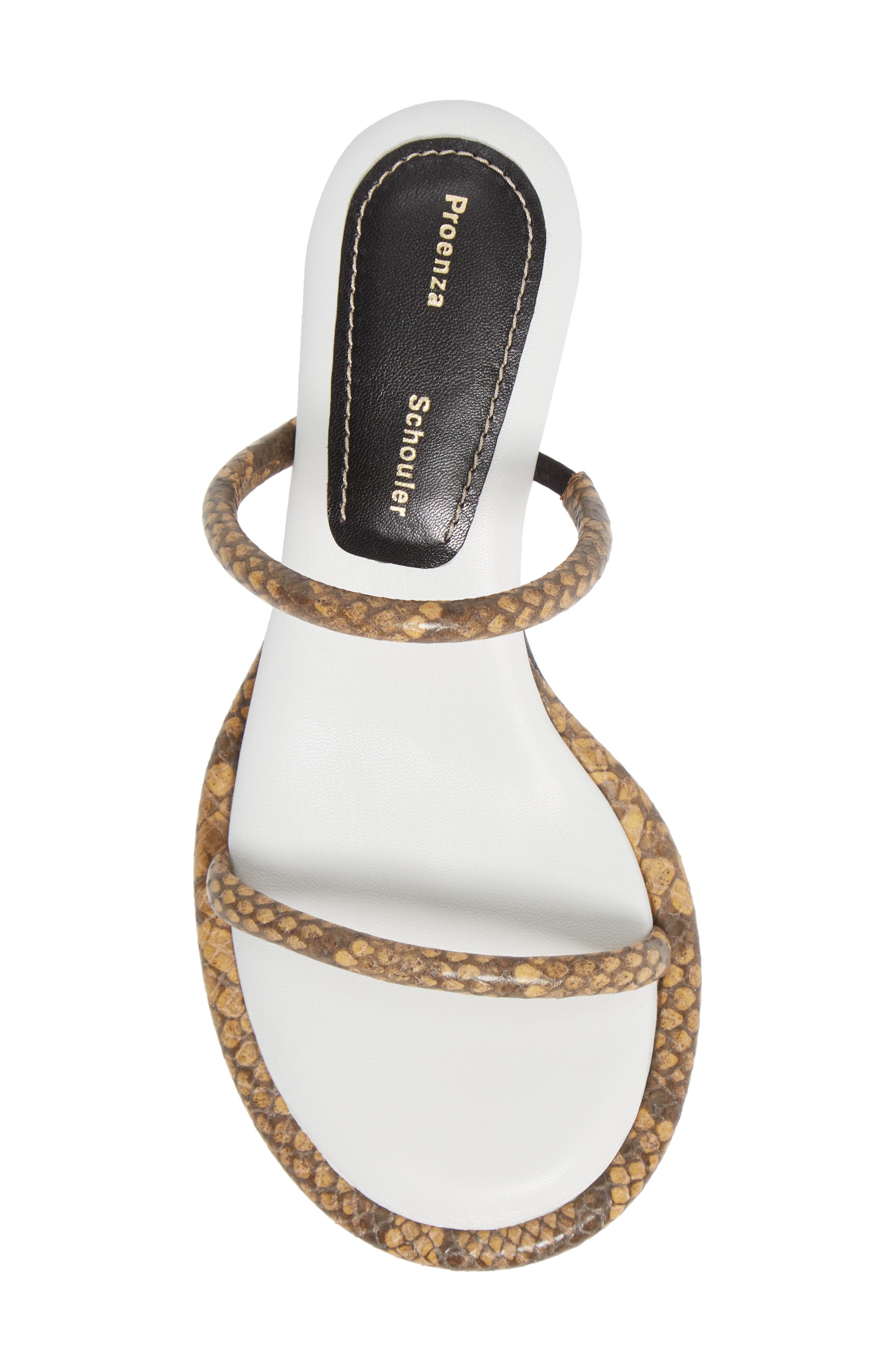 Proenza Schouler The Pipe Double Band Slide Sandal, Alternate, color, 