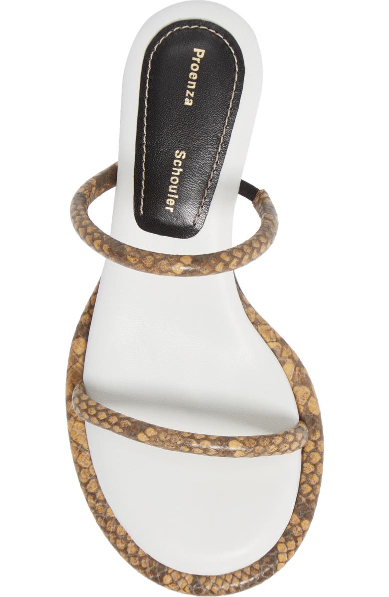 Proenza Schouler The Pipe Double Band Slide Sandal, Alternate, color,