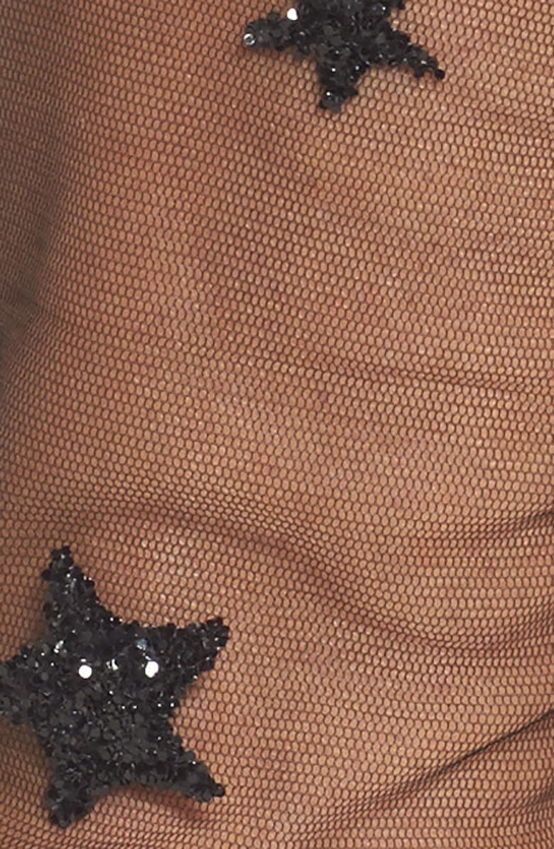 Lirika Matoshi Glittery Star Tulle Socks, Alternate, color,