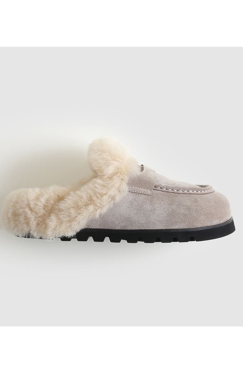 Naked Wolfe Corded Suede Mule, Alternate, color, Stone