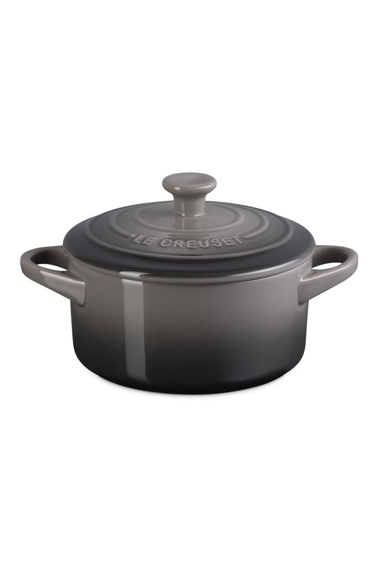 24-Ounce Mini Stoneware Cocotte, Main, color, OYSTER