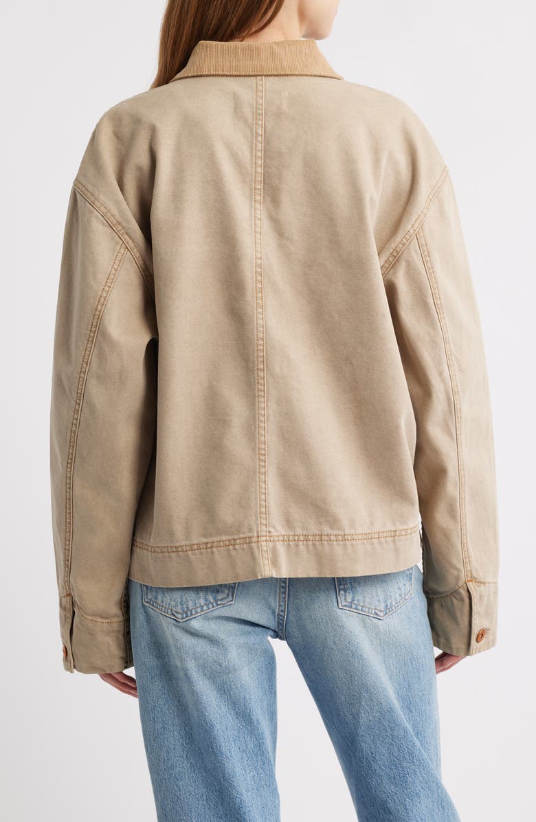 SLVRLAKE Casey Canvas Worker Jacket, Alternate, color, 