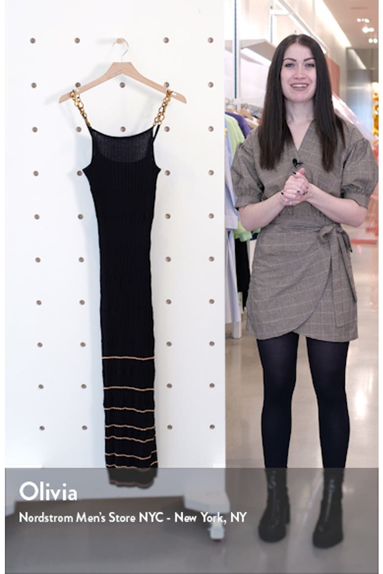 Jonathan Simkhai Mixed Ribbing Tank Dress video