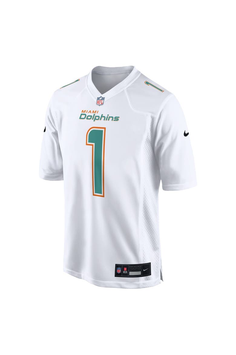 Men's Nike Tua Tagovailoa White Miami Dolphins Fashion Game Jersey, Alternate, color, White