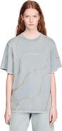 SANDRO Rhinestone T-shirt
