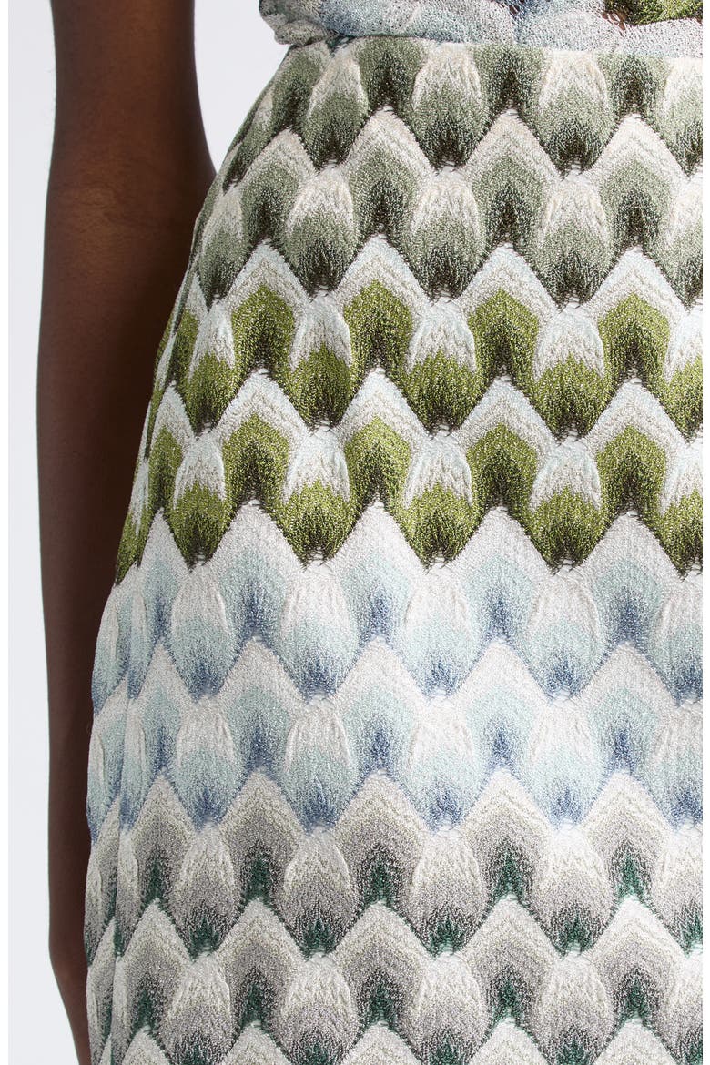 Metallic Jacquard Miniskirt, Alternate, color, S616R