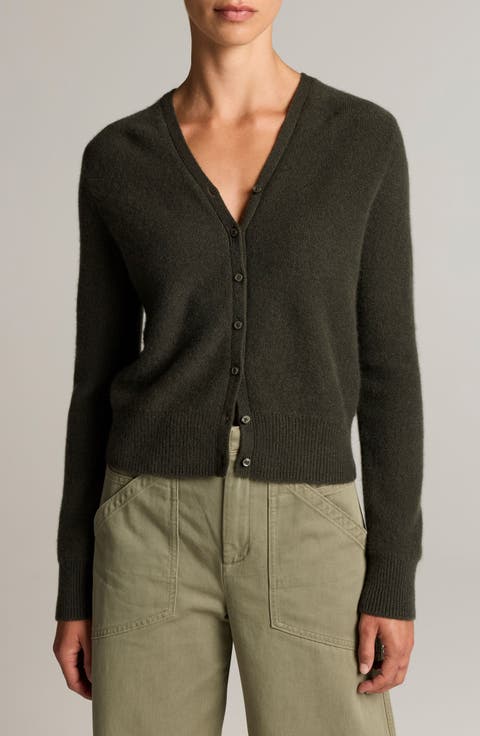 Boiled Cashmere V-Neck Cardigan