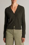 Vince Boiled Cashmere V-Neck Cardigan
