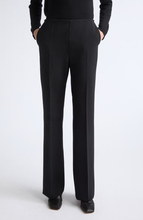 Morata Stretch Virgin Wool Flare Leg Pants