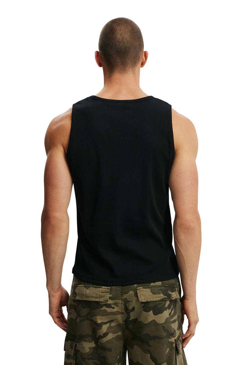 Cotton On Men's Rib Tank, Alternate, color, 
