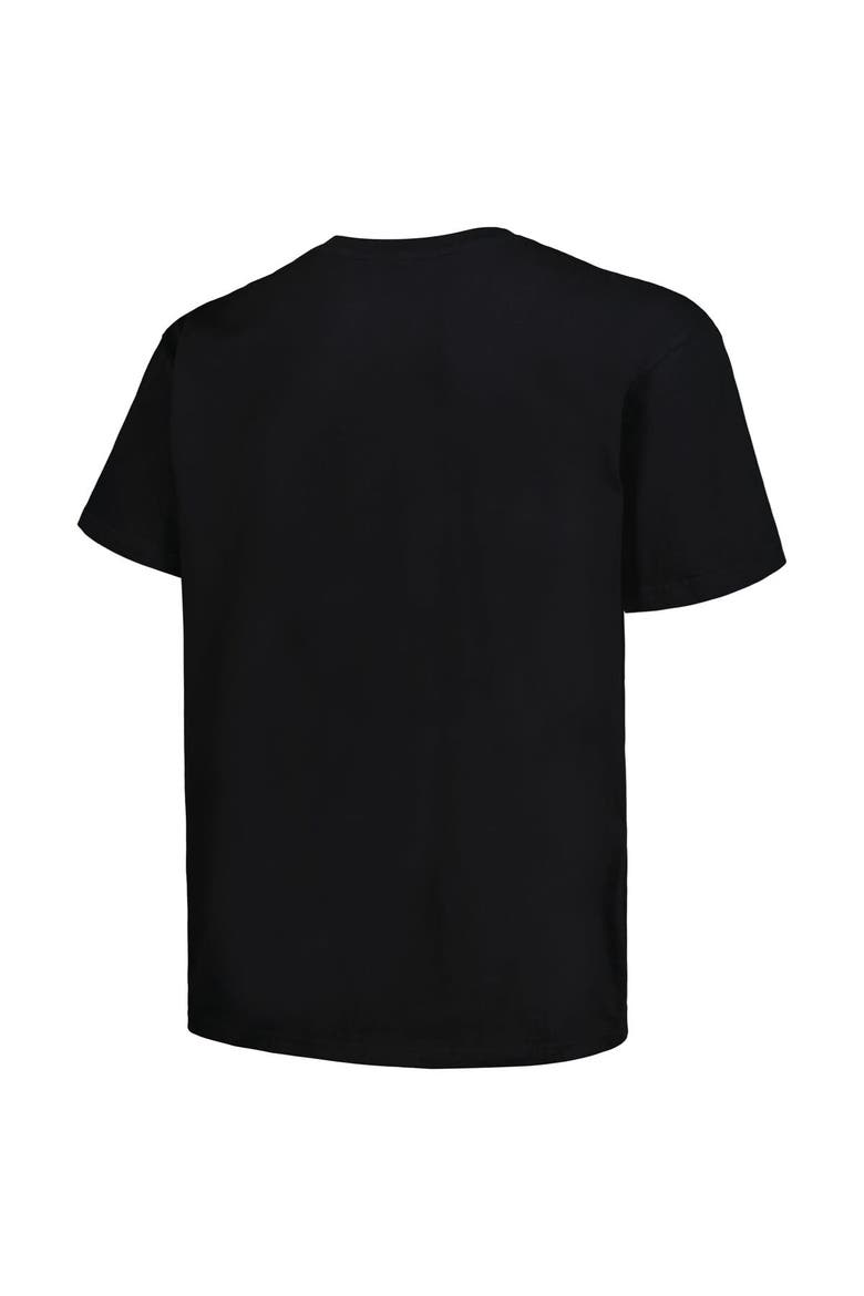Men's Mitchell & Ness Black Phoenix Suns Big & Tall Hardwood Classics Vintage Logo T-Shirt, Alternate, color, Black