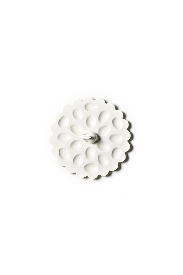 White Shaped Rabbit Egg Tray, Alternate, color, White