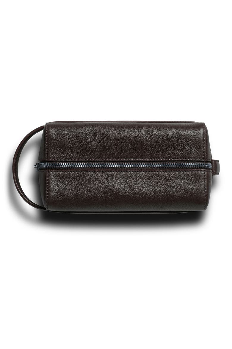 Canfield Pebbled Leather Travel Kit, Alternate, color, ESPRESSO
