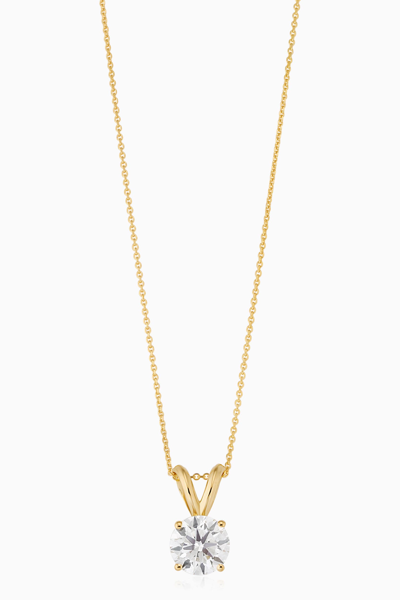 selected Yellow Gold, Lab Diamonds