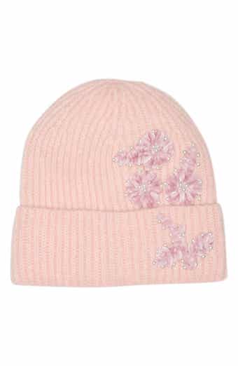 Embellished Flower Beanie
