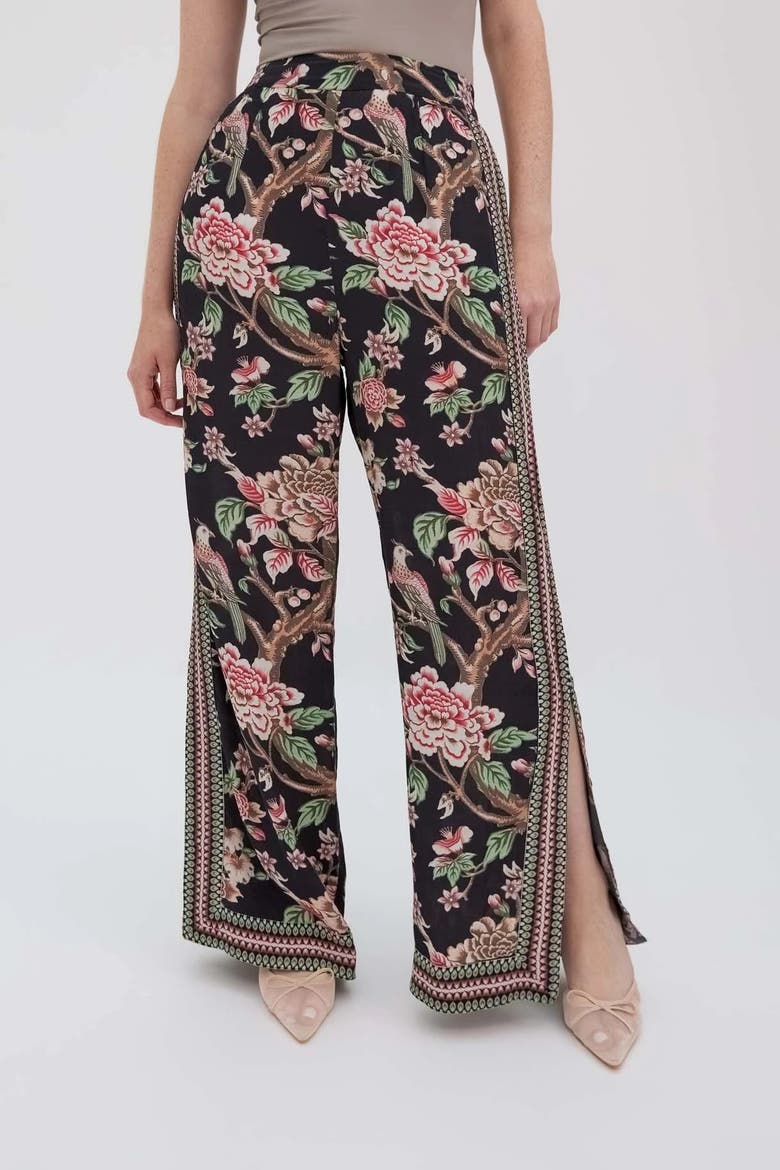 Hallie Black Trousers, Main, color, Black