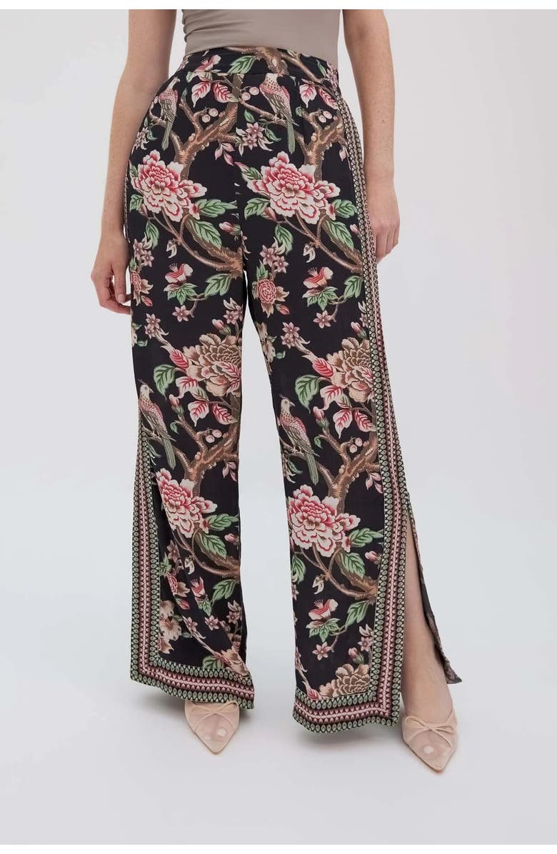 RAISHMA Hallie Black Trousers, Main, color, Black