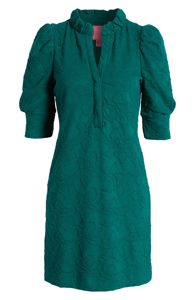 Lilly Pulitzer<sup>®</sup> Elsey Floral Jacquard Puff Sleeve Dress, Alternate, color,