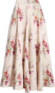 Cinq à Sept Hilda Bouquet Godet Skirt