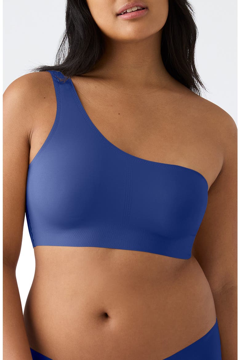 True Body One-Shoulder Bra, Main, color, MAZARINE