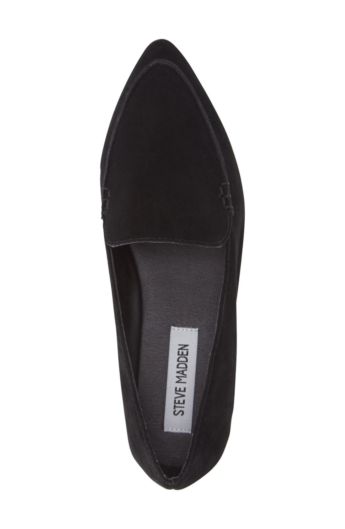 Steve Madden 'Fausto' Pointy Toe Flat, Alternate, color, 