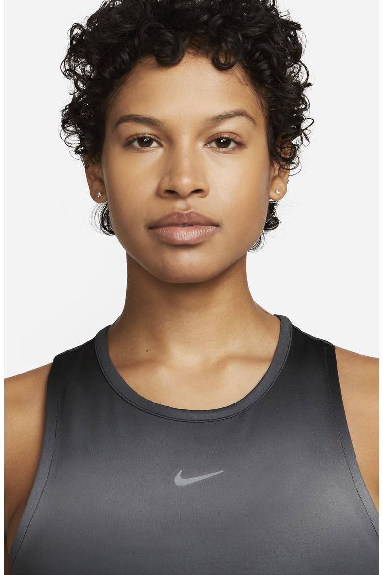 Dri-FIT Swoosh Cropped Tank, Alternate, color, BLACK