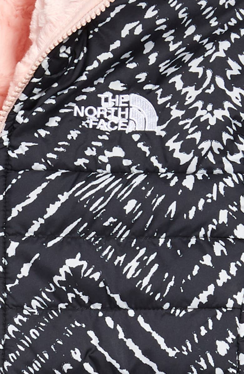 The North Face Kids' Mossbud Swirl Reversible Water Repellent Jacket, Alternate, color, 