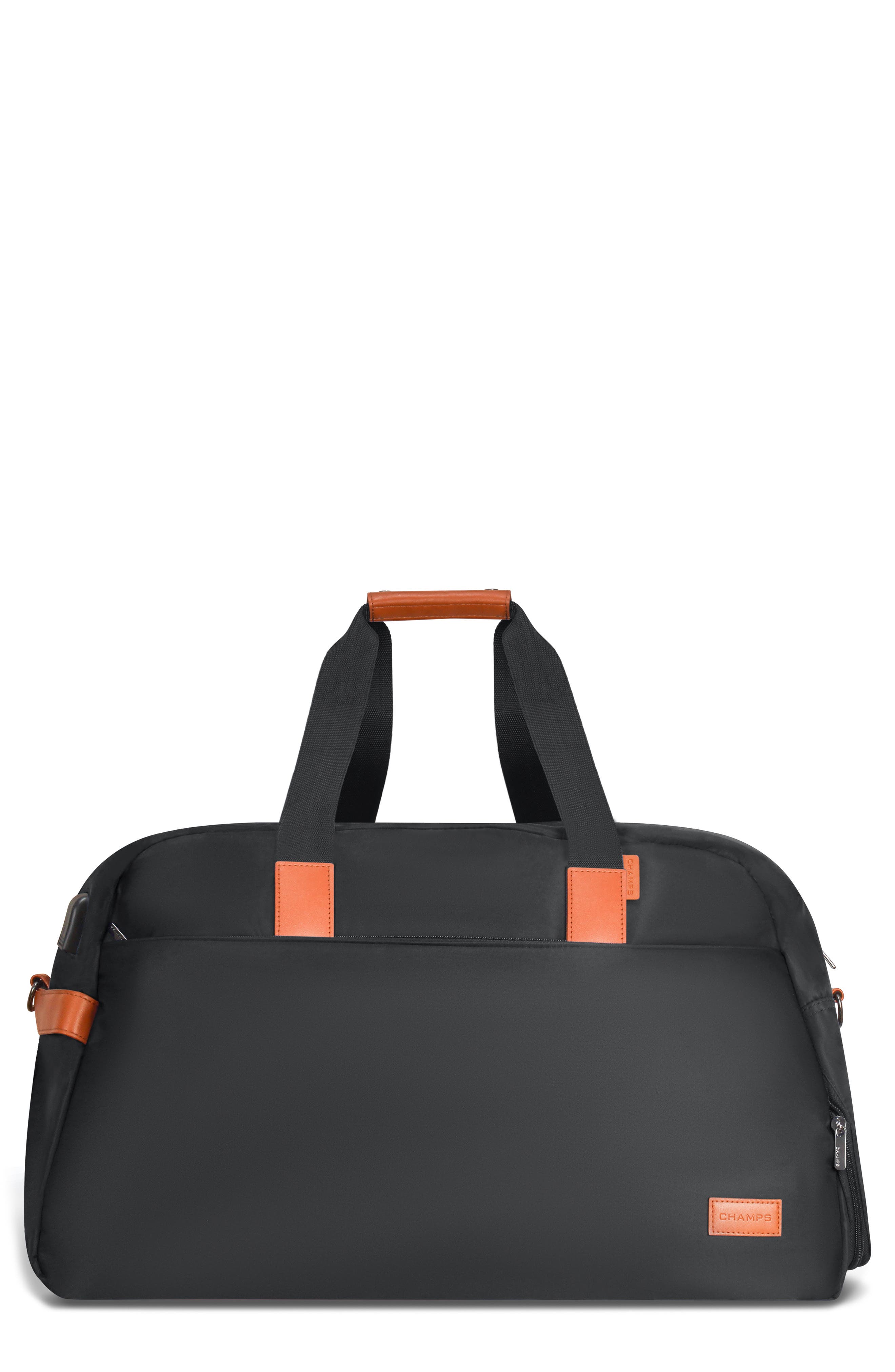 CHAMPS Water Resistant Nylon Duffle Bag