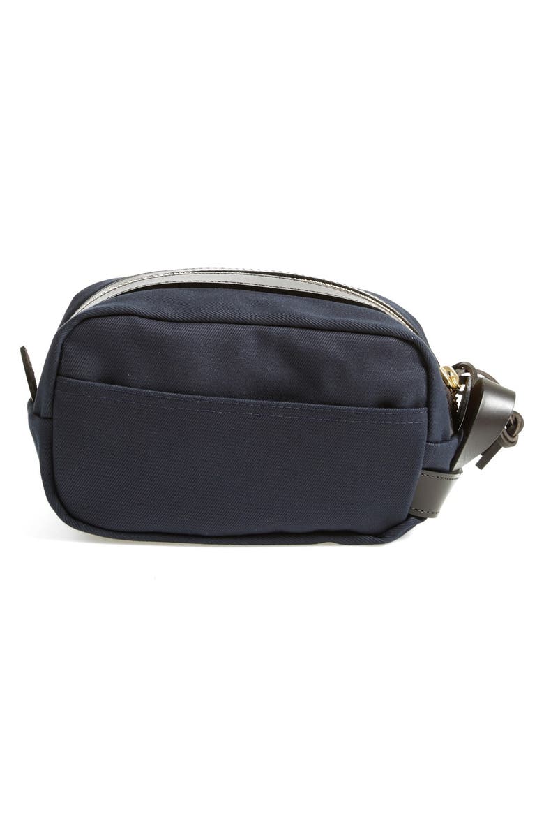 Leather Travel Kit, Alternate, color, NAVY