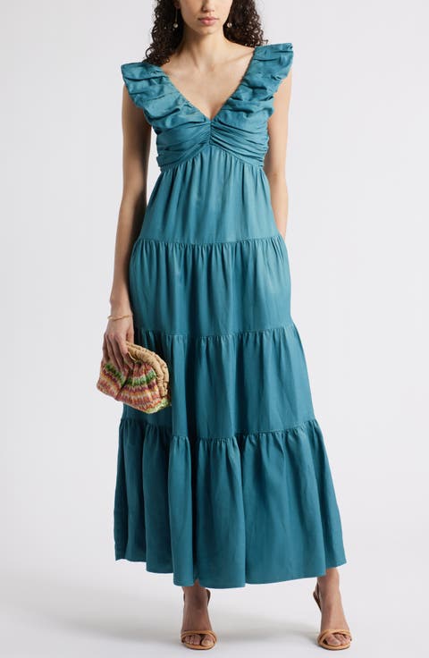 Ruffle Maxi Dress