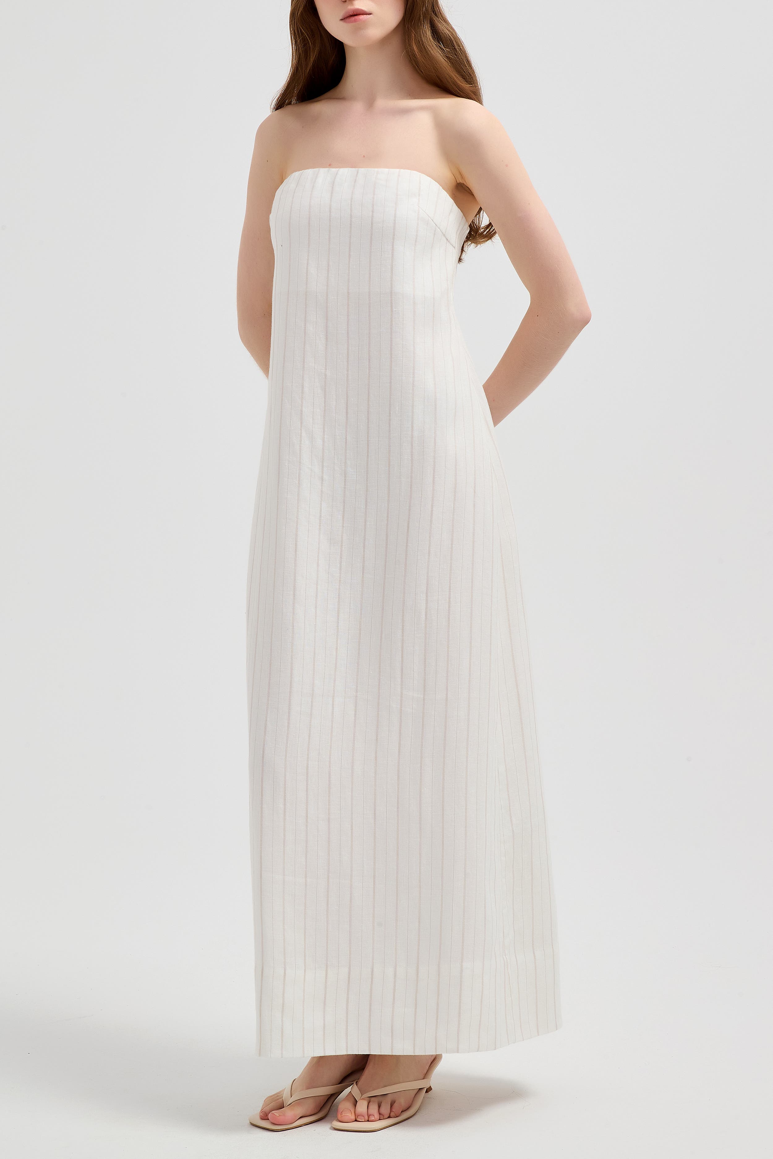 Ivory Pinstripe