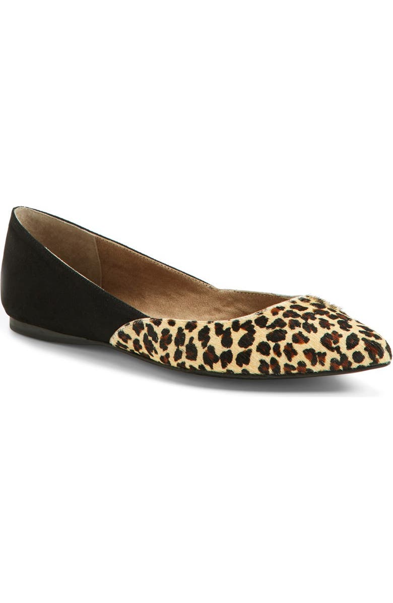 BP. 'Doubletime' Pointy Toe Flat, Main, color,