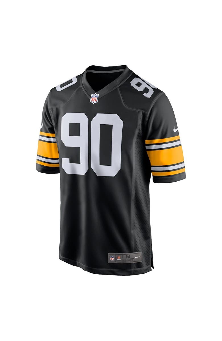 Nike Youth Nike T.J. Watt Black Pittsburgh Steelers Game Jersey, Alternate, color,