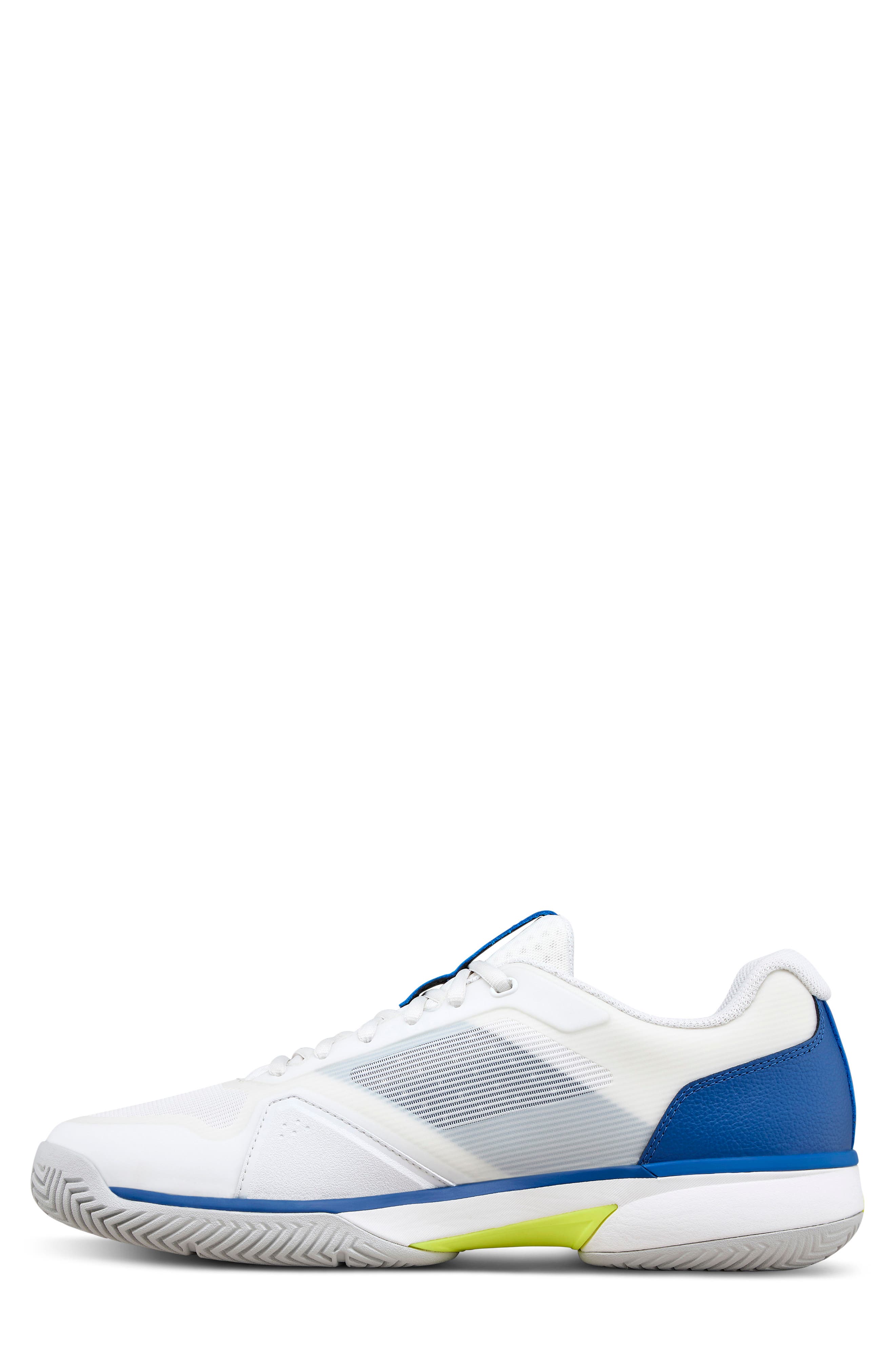Rush Lite 5 Tennis Shoe, Alternate, color, WHITE/DEJA VU BLUE/YELLOW