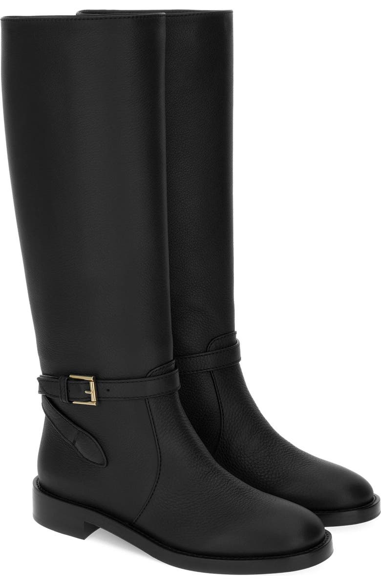 Gianvito Rossi Varenne Boot, Alternate, color, Black Calf Leather