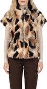 Lyla Grant Fur-Free Gold Fox (Faux Fur) Reversible Hooded Vest