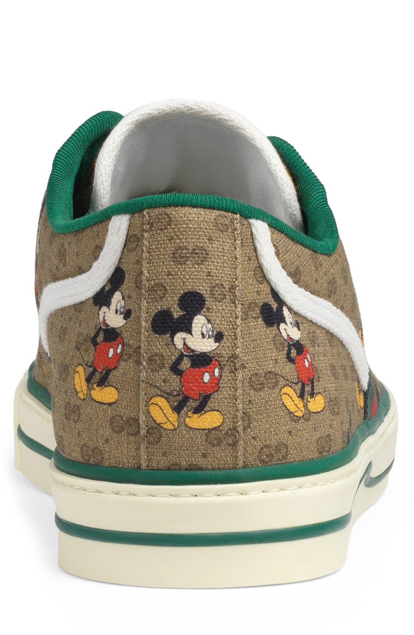 Gucci x Disney 1977 GG Print Tennis Sneaker, Alternate, color, 