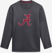 Nike Men's Nike Anthracite Alabama Crimson Tide 2026 Sideline Coaches Therma-FIT Long Sleeve Top