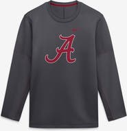 Nike Men's Nike Anthracite Alabama Crimson Tide 2026 Sideline Coaches Therma-FIT Long Sleeve Top