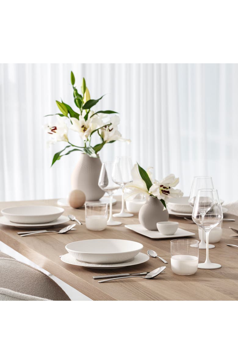 Villeroy & Boch Manufacture Rock Blanc Red Wine Set of 4, Alternate, color, White