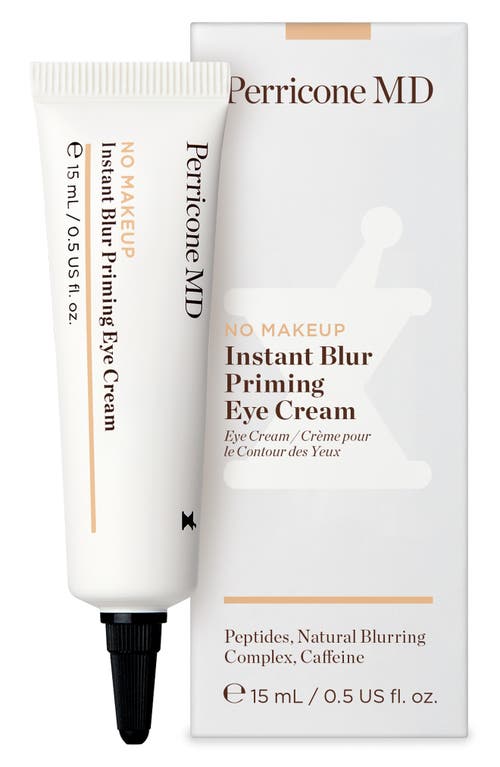 Perricone Md No Makeup Instant Blur Priming Eye Cream In Transparent