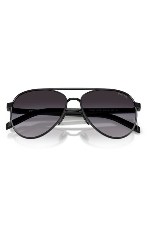 Prada 59mm Pilot Sunglasses