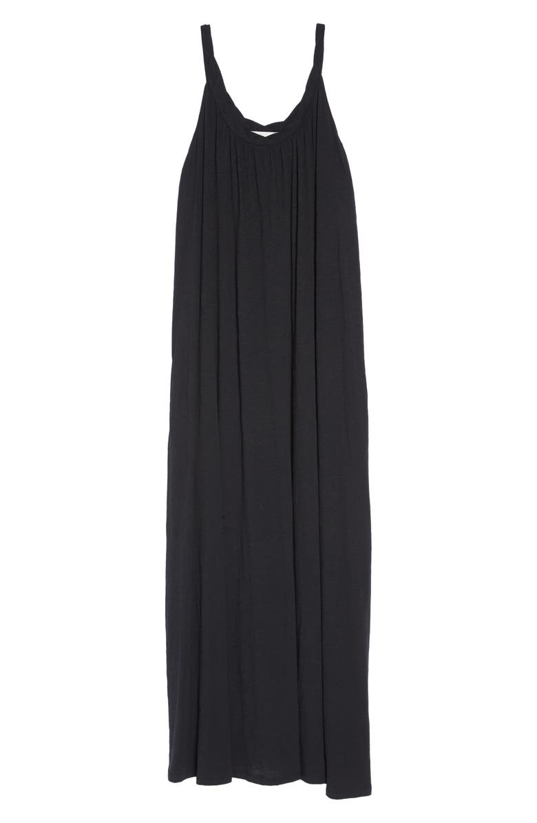 Caslon<sup>®</sup> Twist Neck Maxi Dress, Alternate, color,