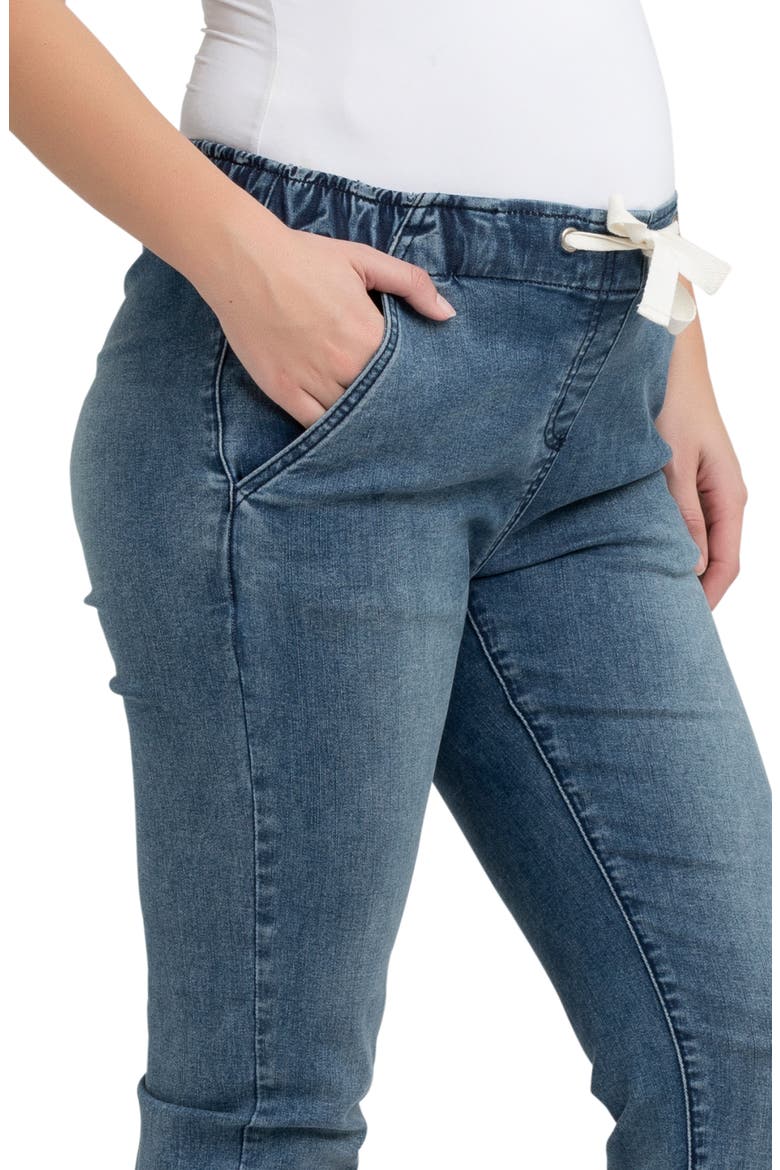 Denim Jogger, Alternate, color, BLUE