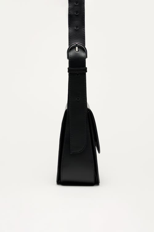 Want Les Essentiels De La Vie Want Les Essentiels Arch Smooth Leather Crossbody Bag In Black