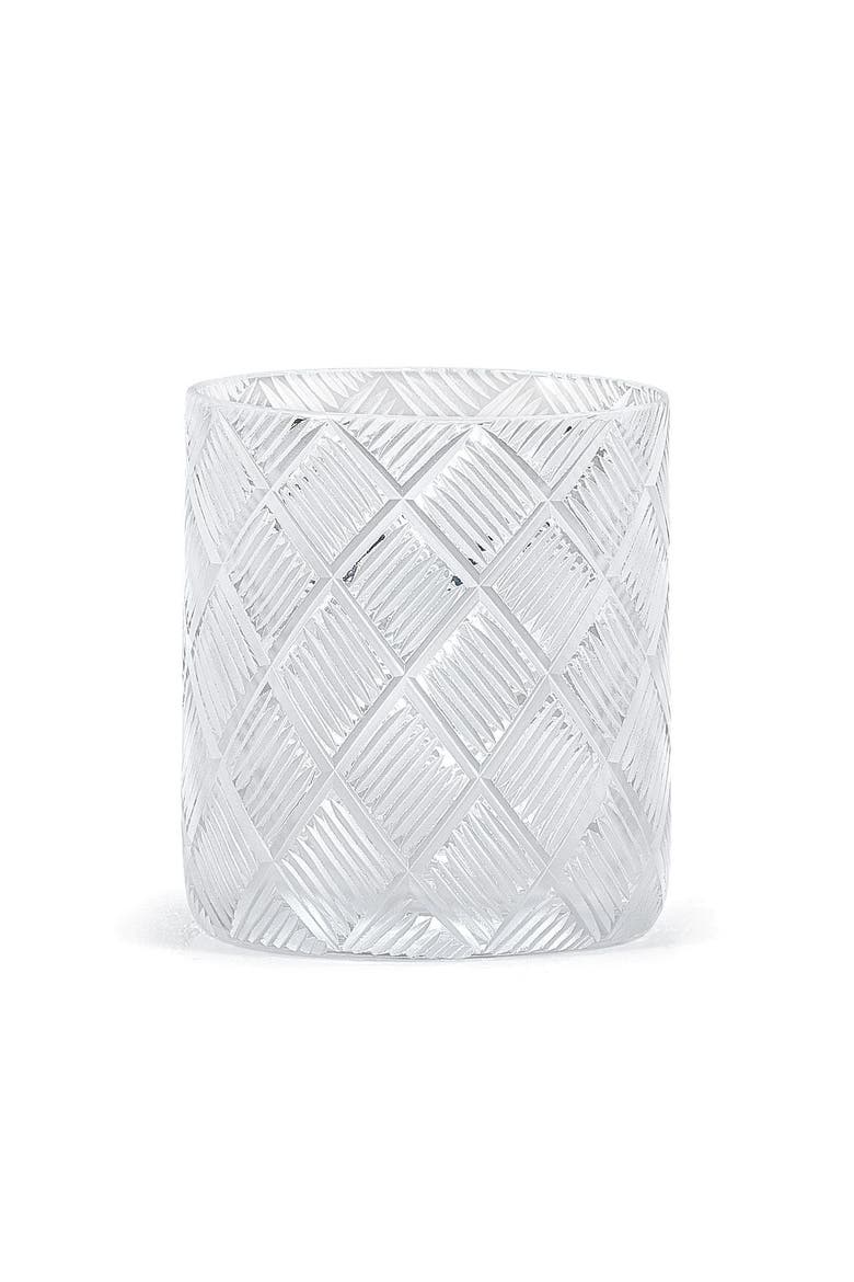 Basketweave Tumbler, Main, color, CLEAR