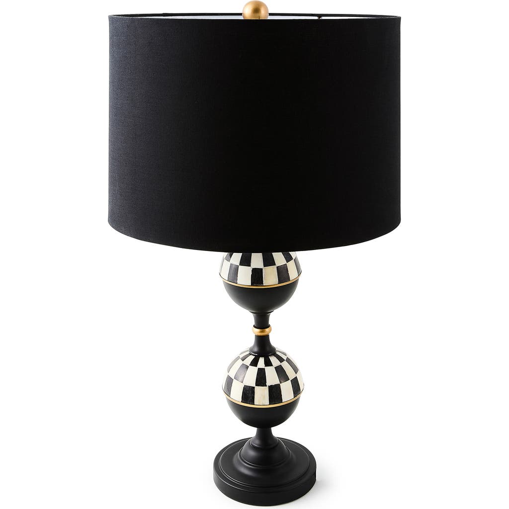 Mackenzie-childs Mackenzie Childs Courtly Bauble Table Lamp In Black