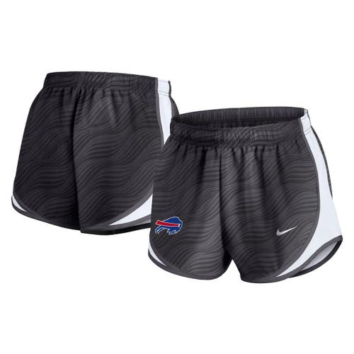 Nike Anthracite Buffalo Bills Tempo Performance Shorts In Black