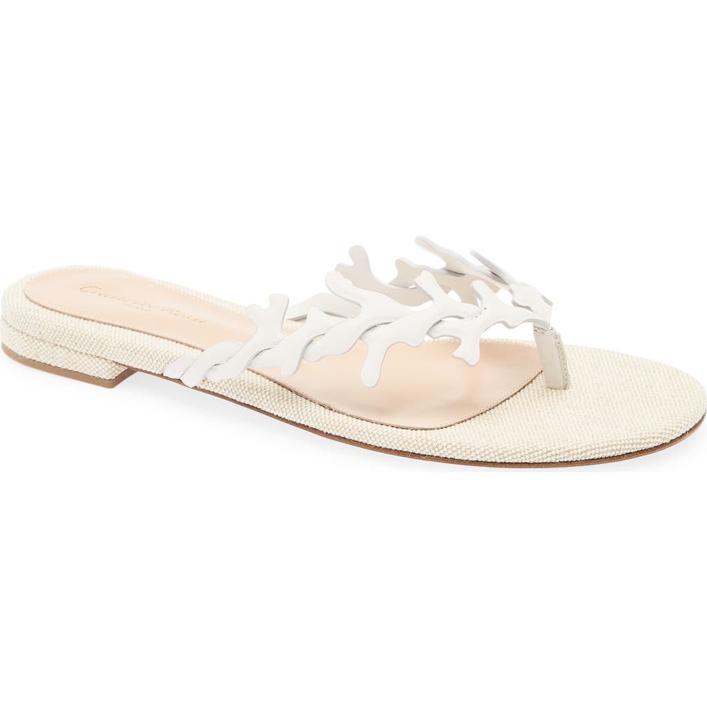 Gianvito Rossi Paros Sandal In White