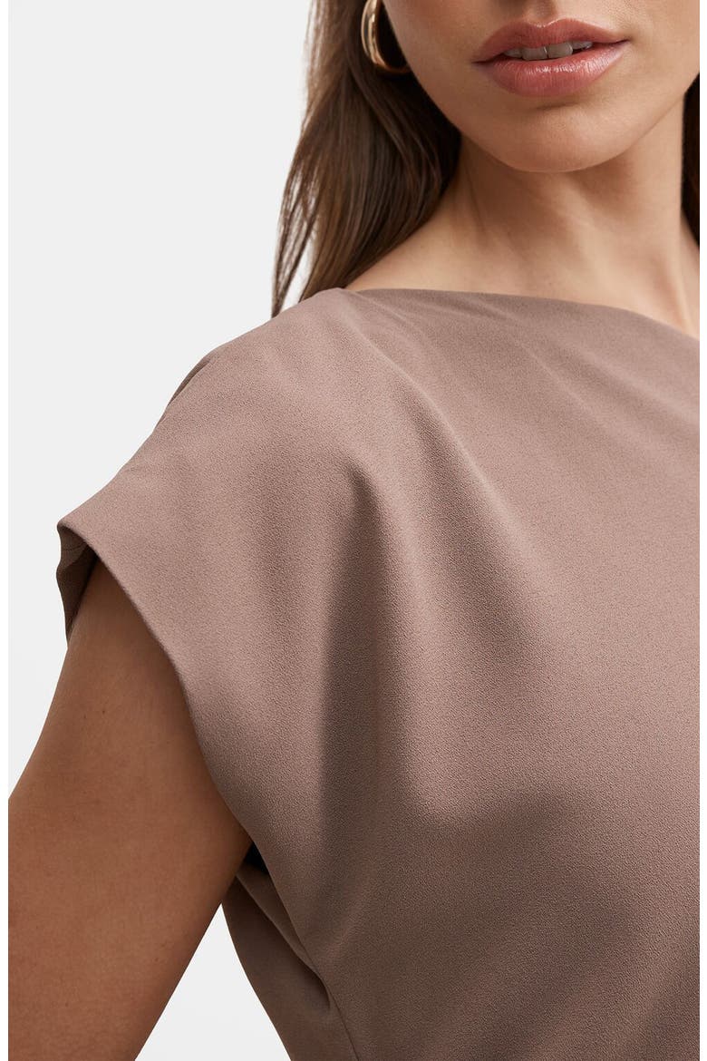 Danielle One-Shoulder Minidress, Alternate, color, PORCINI